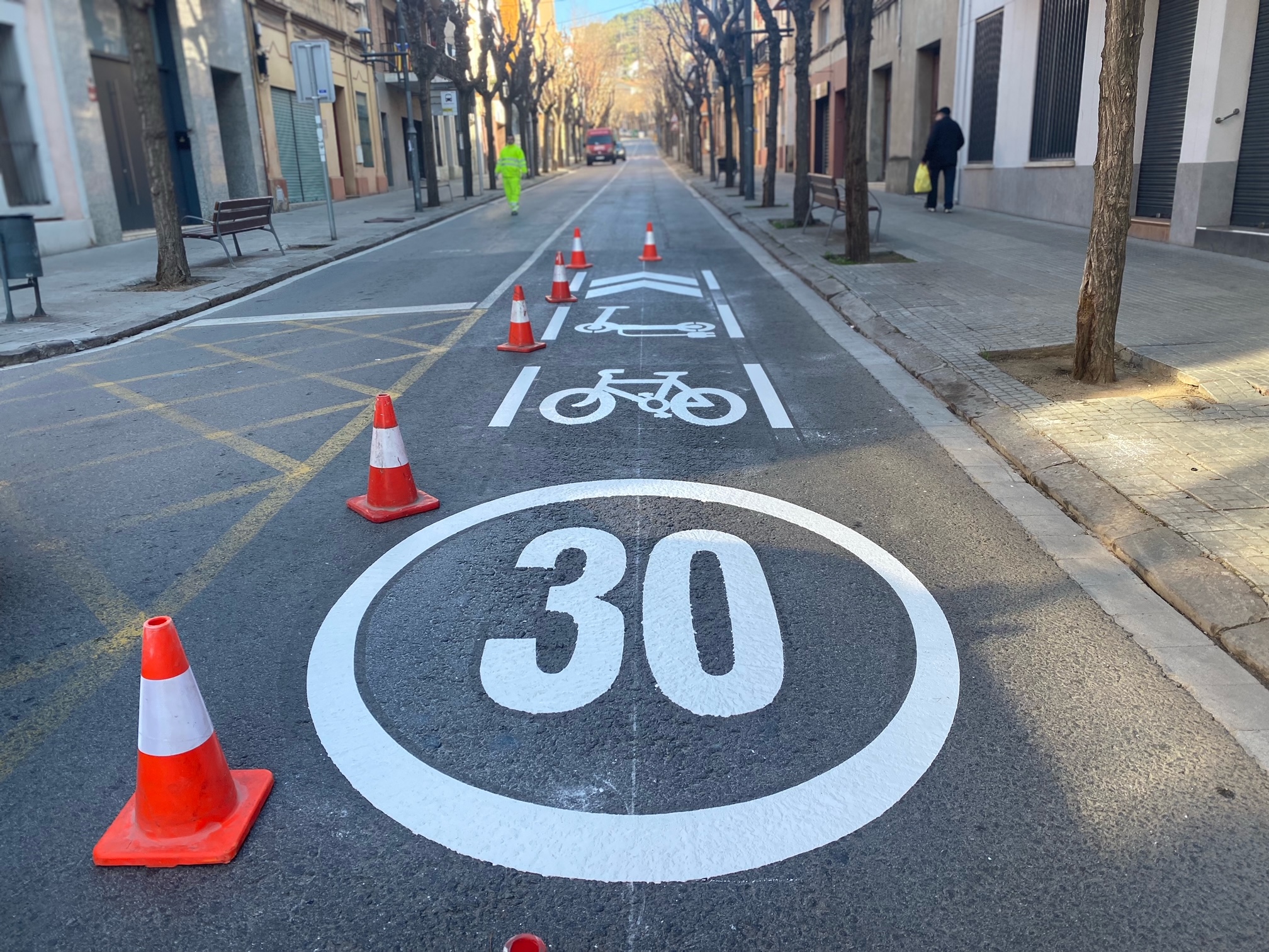 Xarxa ciclable a Molins de Rei